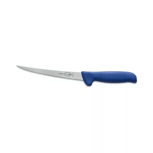 DICK MasterGrip filézőkés, fél flexibilis pengével 18 cm ívelt, vékony, kék (8241818-1)