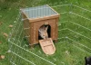 Kerbl Small Animal Hutch Outdoor Nyúl, Görény, Kisállat Ház 36x36x40cm (82740)