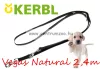 Kerbl Vegas Natural Black Kiképző Póráz 240Cm 22Mm (83934)