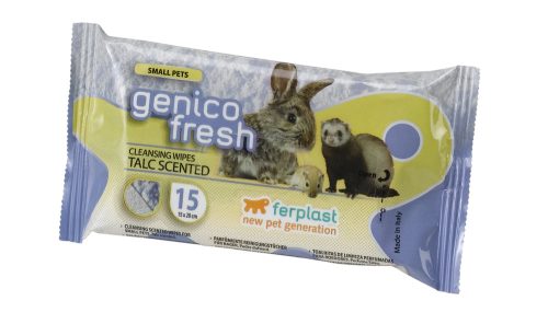 Ferplast Genico Fresh Talc Scented Higenico törlőkendő - tisztít, fertőtlenít 15db (85305605)