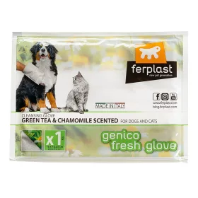   Ferplast Genico Fresh Glove Higienico Törlőkesztyű - Green Tea & Chamomile Scented  23x16cm (85320600)