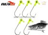 Nevis Master Twister Jig Heads  3G Size 3/0 -  5Db Jigfejes Horog  (8560-331) Sárga