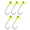 Nevis Master Twister Jig Heads  5G Size 4/0 -  5db Jigfejes horog  (8560-541) Sárga