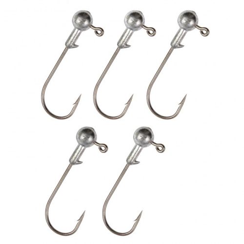 Nevis Master Twister Jig Heads  5g size 5/0 -  5db jigfejes horog  (8560-550) Natur