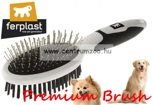 Ferplast Professional Premium 5763 Double Szőrzet Ápoló Kefe Prémium (85763799)