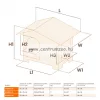 Ferplast Dogvilla Smile 70 Classic Outdoor Kutyaház (87250022)