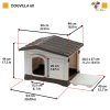 Ferplast Dogvilla  60 Outdoor Kutyaház (87252799) New