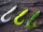 Mann'S Twister  Gumihal  N°3    7,6cm  15db csomagban (88001-325) GP zöld fekete flitterrel