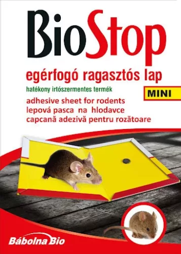 BioStop egérfogó ragasztós lap Mini