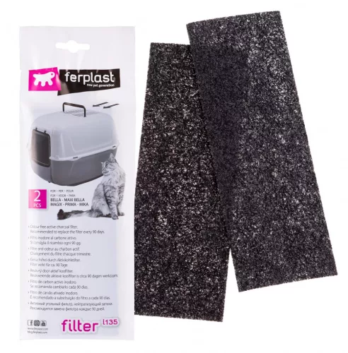 Ferplast  L135 aktívszenes filter macska wc-be 2db (93431017)