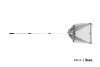 Merítő Delphin Massive merítő fém csatlakozóval  70x70cm fej 250-98cm nyél (942410050)