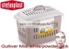 Gulliver Midi Transport Box White Powder  Kisállat Szállító 45X33X33Cm (96175 )