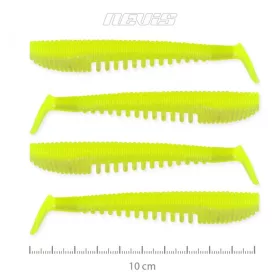 Nevis Impulse Shad 10cm 4db gumihal (9721-112) citromsárga