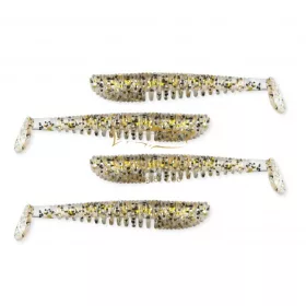 Nevis Impulse Shad 10cm 4db gumihal (9721-130) arany flitter