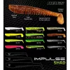 Nevis Impulse Shad 10cm 4db gumihal (9721-130) arany flitter