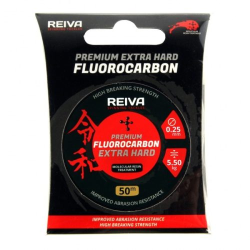 Reiva Japan 100% Fluorocarbon 50m 0,25mm 5,5kg előkezsinór (9970-025)