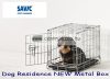 Savic Dog Residence összecsukható fém szállító box kutyáknak  50x33x40cm  (A3290)
