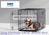 Savic Dog Cottage összecsukható fém szállító box kutyáknak  76x49x55cm  (A3312)