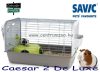 Savic Caesar 2 De Luxe Knock-Down Full Felszerelt Ketrec 80x50x51cm (A5219)