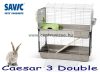 Savic Caesar 3 Double Double Full Felszerelt kétszintes ketrec 100x50x97Cm (A5226)