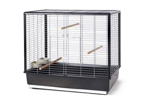 Savic Noah 60 Knock Down Cockatiel Bird Cage Black felszerelt prémium kalitka 80x50x70cm (A5624-9211)