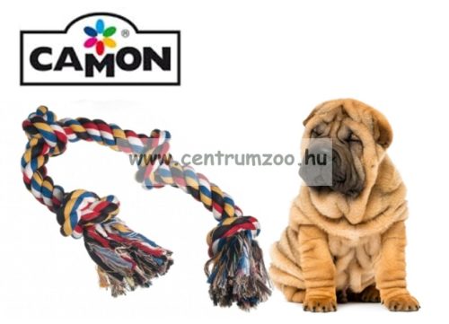 Camon Fogtisztító Kötél Csont játék kutyáknak 60 cm 360G 4 csomós (A957/A)