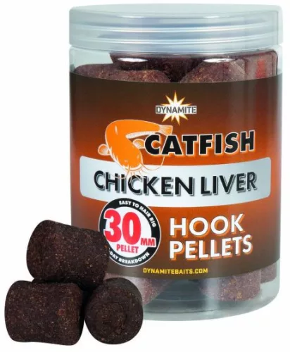 Dynamite Baits Chicken Liver Dissolver Catfish Pellet 30mm (ADY0408098)
