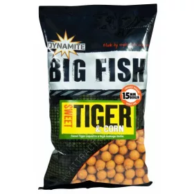   Dynamite Baits Big Fish Sweet Tiger & Corn bojli 15mm 1kg  (DY1005)