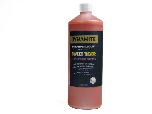 Dynamite Baits Premium Liquid Carp Food 1l Sweet Tiger Forbidden Fruits (DY1145)