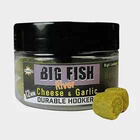   Dynamite Baits Durable Hook Pellet Big Fish River 12mm Cheese & Garlic pellet (DY1361) Sajt, Fokhagyma