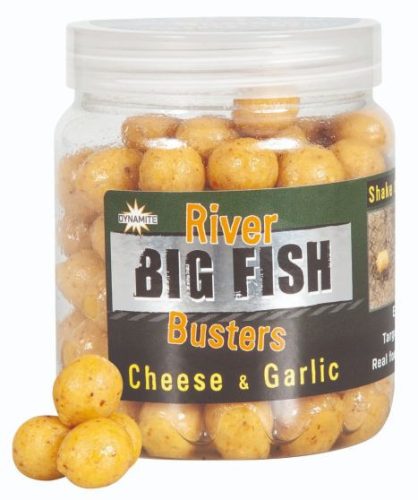 Dynamite Baits Big Fish River Hookbaits - Cheese & Garlic Busters (DY1386)