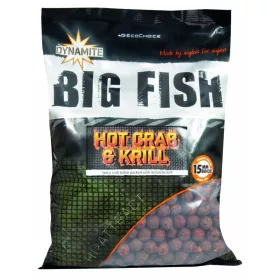   Dynamite Baits Big Fish Hot Crab & Krill bojli  26mm 1kg (DY1648) rák ízben