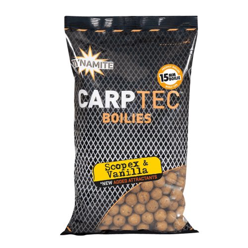 Dynamite Baits Carptec Scopex & Vanilia 1kg 20mm bojli (DY1751) Scopex és Vanília