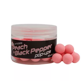   Dynamite Baits N-Ticers Range Peach & Black Pepper Pop Ups 12mm (DY1840)
