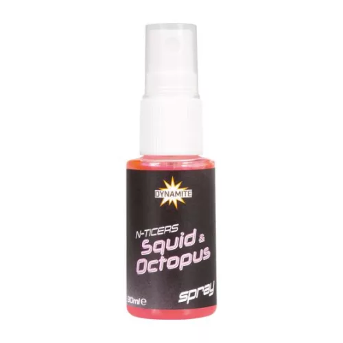 Dynamite Baits N-Ticers Range Squid & Octopus Spray 30ml (DY1868)