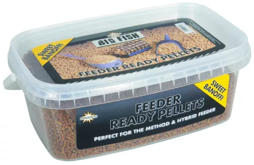 Dynamite Baits Big Fish Ready Method & Hybrid Feeder Pellets Box 2mm 1,2kg Sweet Banoffi  (DY1890)