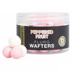   Dynamite Baits Peppered Fruit Range Fluro Wafters 15mm (DY1925)