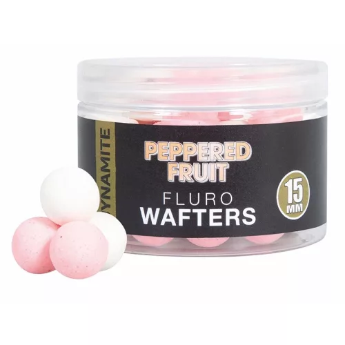 Dynamite Baits Peppered Fruit Range Fluro Wafters 15mm (DY1925)