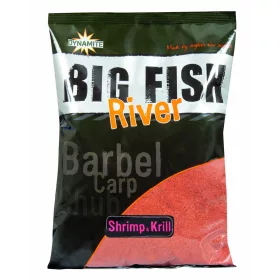   Dynamite Baits Big Fish River Shrimp & Krill 1.8kg etetőanyag Rákkal (DY1370)