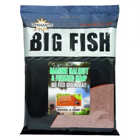   Dynamite Baits Big Fish Marine Halibut & Hemp  1.8kg etetőanyag Kenderrel  (DY1470 )