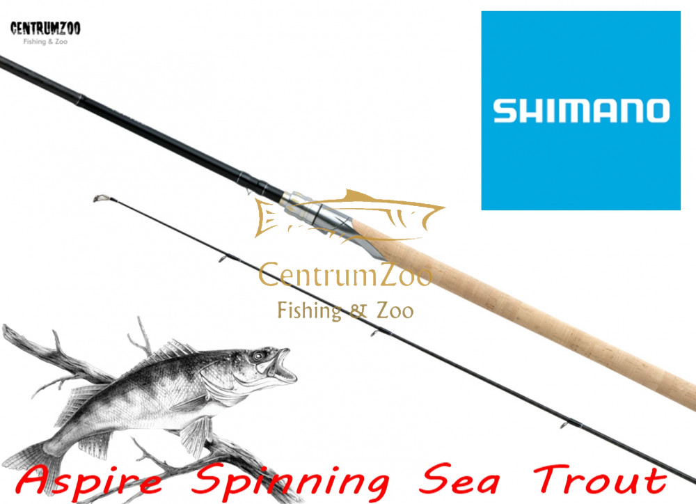Shimano fishing Aspire Sea Trout Spinning Rod Black