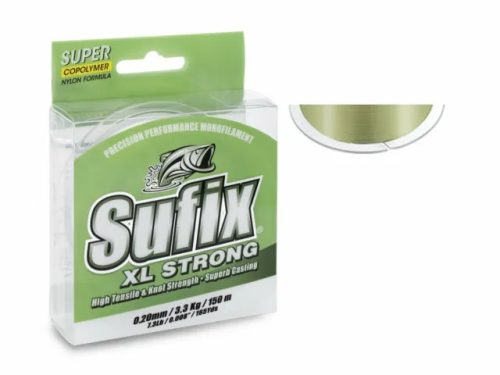 Sufix XL Strong Carp 0.20mm 3,3kg 7,3lb Lemon Green 300m monofil zsinór (ASU470450)