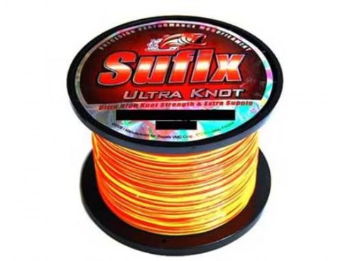 Sufix Ultra Knot Orange-Yellow prémium zsinór 0,235mm 4,5kg 1950m New