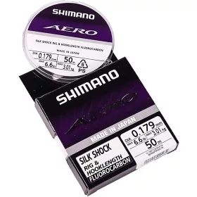   Shimano Aero Slick Shock Fluo 50m 0,104mm 1,01kg Grey Monofil zsinór (Aerssfrh50104)