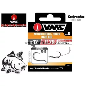   Vmc Carp Hair Rig 7016Nt Hooks Fluorocarbon Boilie - Előkötött Horog Csalifüllel  10-es 20cm 8db (Avm340073)