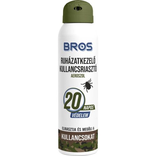 Bros Kullancsriasztó aeroszol ruhára 90ml   (B554)