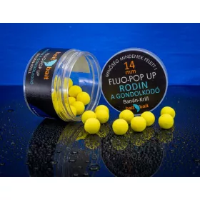 Baitbait Rodin Fluo Pop Up bojli  6mm 20g - Banán-Rák-Máj