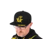 Sapka - Black Cat Black Flat Peak Cap baseball sapka (BO500016)