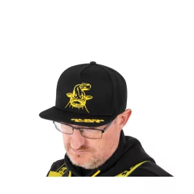   Sapka - Black Cat Black Flat Peak Cap baseball sapka (BO500016)