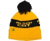 Sapka - Black Cat Yellow Bobble Hat kötött sapka (BO500125)